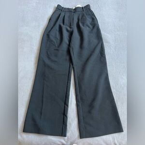 Abercrombie & Fitch Black Wide-Leg Pants